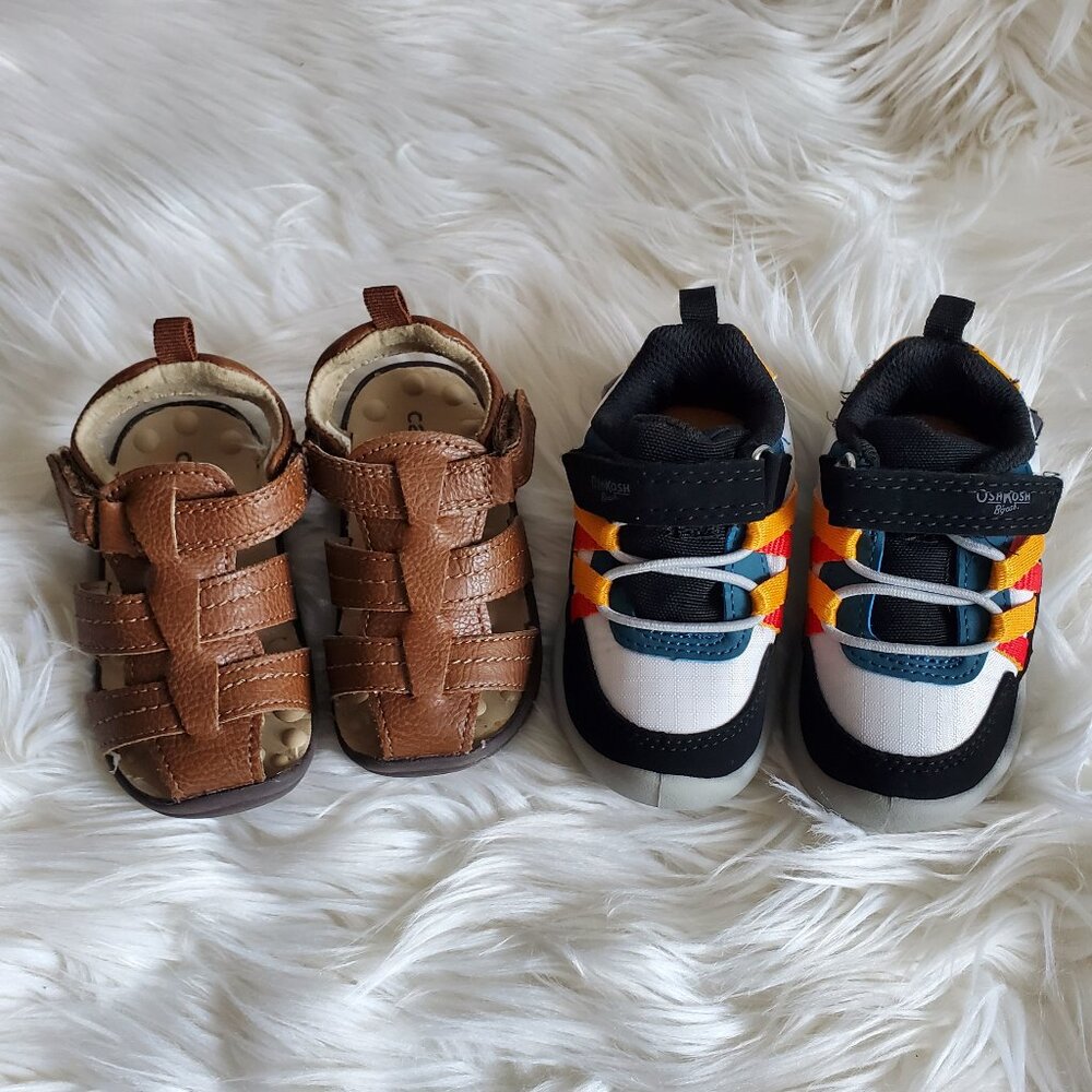 OshKosh/Carter's Boy Shoe Bundle SZ 4
